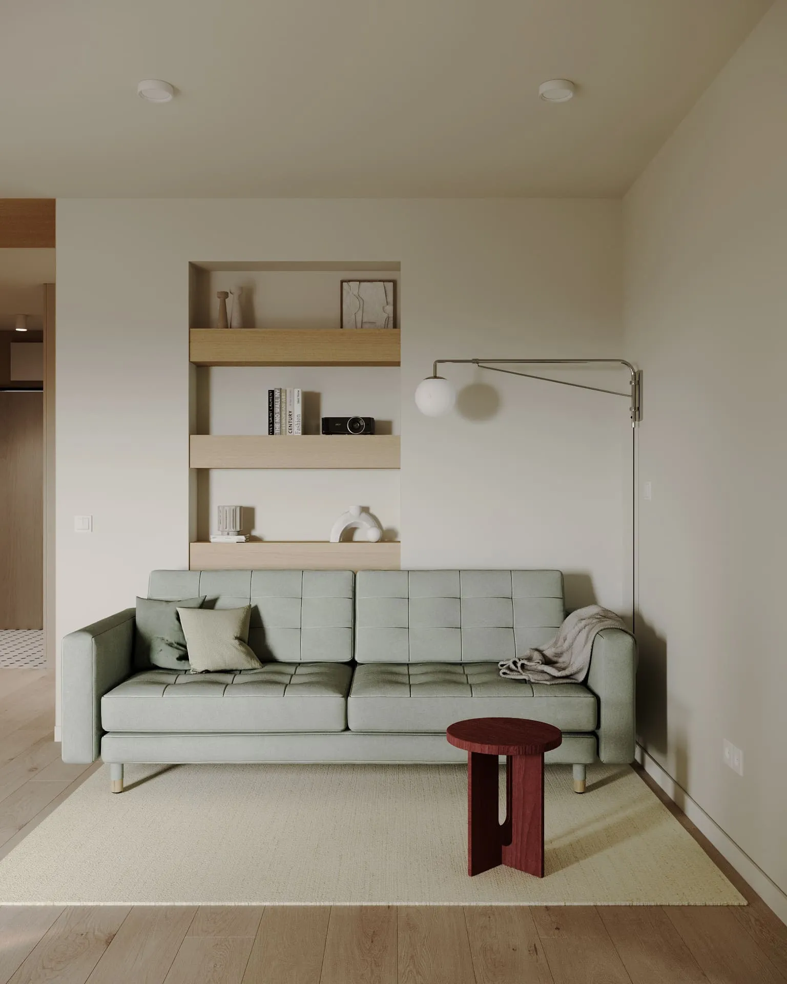 Дизайн інтер’єру зони відпочинку в вітальні